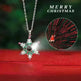 Snowflakes Christmas Necklace gift for women - EX-STOCK CANADA
