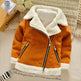 Children's Thickened Fleece Wool Top Lamb Wool Coat - EX-STOCK Canada