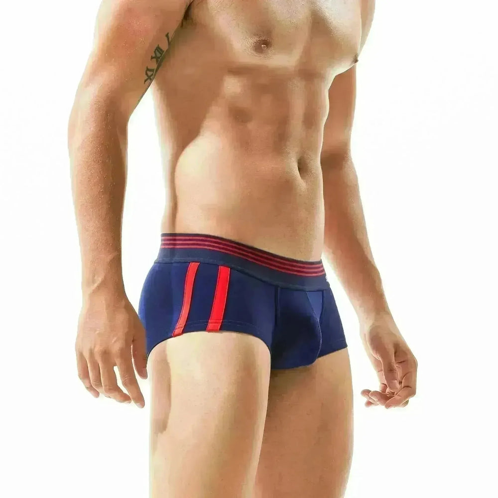 Men's Underwear Low Waist Cotton Seamless Boxer Briefs - EX-STOCK CANADA