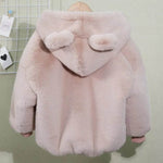 Autumn Winter Thickening Children's Cartoon Fur Hoodie Jacket - EX-STOCK Canada