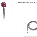 Shower Head Water Saving Flow 360 Degrees Rotating With Small Fan ABS Rain High Pressure Spray Nozzle Bathroom Accessories EX-STOCK Canada 