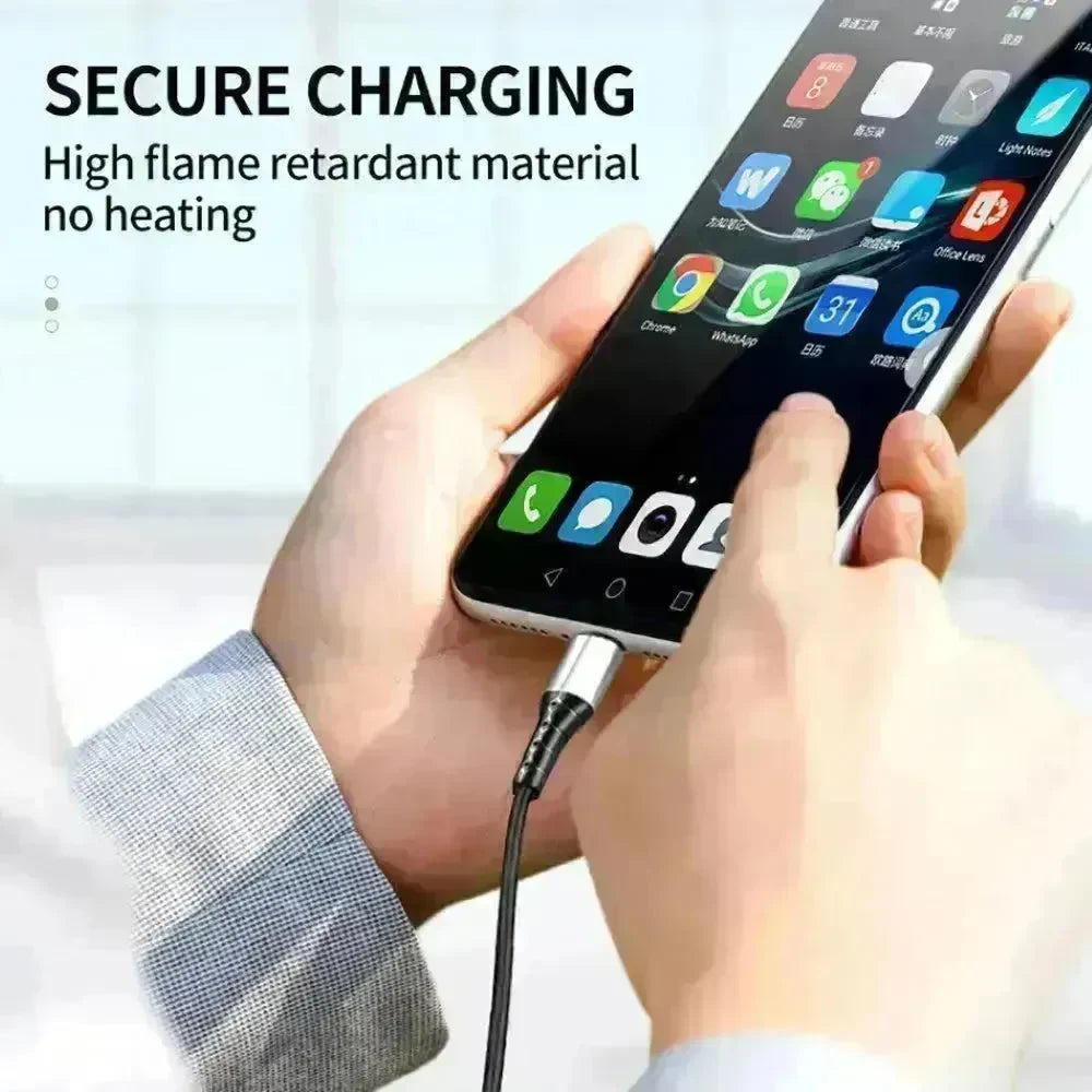 Nylon Braided Mobile Phone Fast Charging Cable - EX-STOCK CANADA
