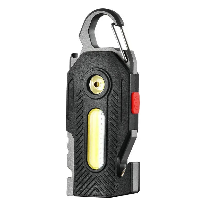 Multifunctional Charging Emergency Light Convenient Keychain Work Light COB High Bright Light Outdoor Camping LED Light - EX-STOCK CANADA