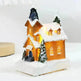 Christmas Decorations Resin Small House Luminous Ornaments - EX-STOCK CANADA