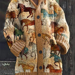 Sweater Autumn And Winter Loose Twist Cardigan | EX-STOCK product gallery photo 13
