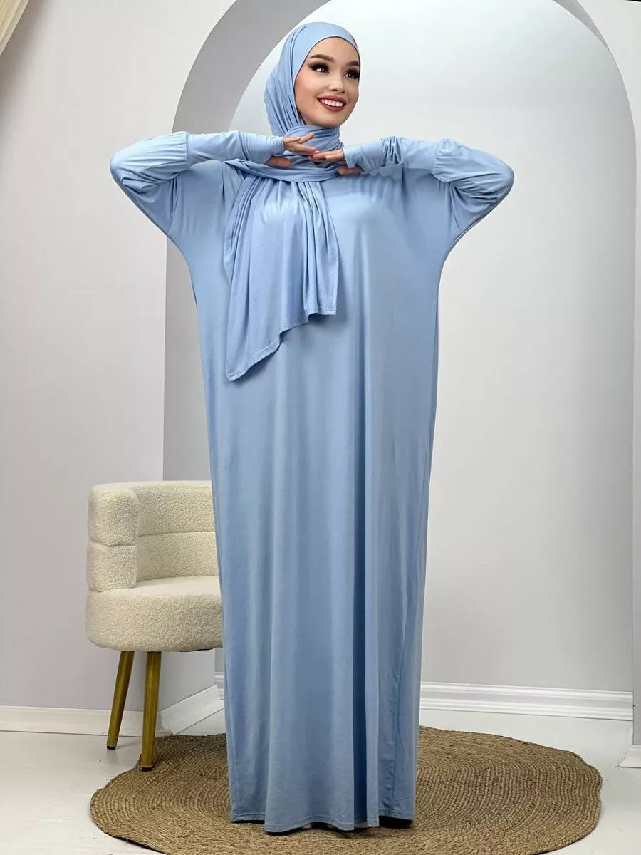 Women's Muslim Robe Polyester Fiber EX-STOCK Canada 