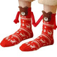 Hand Holding Couple Magnetic Handle Christmas Stockings - EX-STOCK CANADA