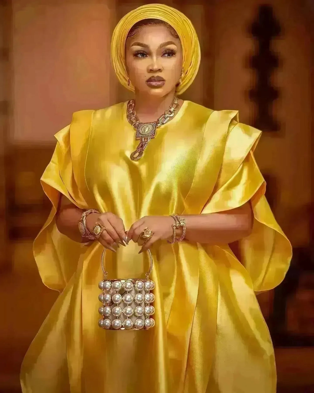 African Women's Wear Dress Middle East Islamic Style Gown - EX-STOCK CANADA