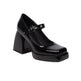 All-match Lolita Retro Patent Leather Thick High Heels Women for Women - EX-STOCK Canada