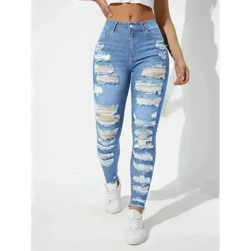 All-match Skinny Denim Trousers For Women - EX-STOCK CANADA