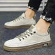 All-matching Sneakers Daily Leisure Sports Work Platform Casual Sneakers Shoes for Men Canvas Sneakers for Men - EX-STOCK CANADA