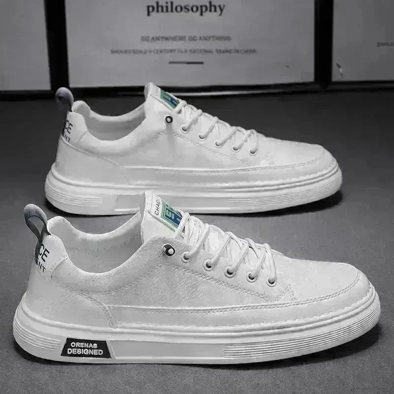 All-matching Sneakers Daily Leisure Sports Work Platform Casual Sneakers Shoes for Men Canvas Sneakers for Men - EX-STOCK CANADA