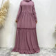 Amazing Simple Maxi Gown Abaya Dress for Sophisticated Arab Dubai Turkey Middle Eastern Women. - EX-STOCK Canada