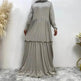 Amazing Simple Maxi Gown Abaya Dress for Sophisticated Arab Dubai Turkey Middle Eastern Women. - EX-STOCK Canada