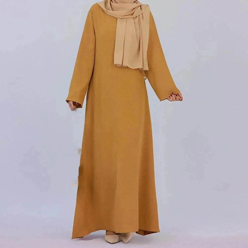 Middle East Dubai Turkey Multi-color Plus Size Women's Dress - EX-STOCK Canada