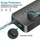 America Household Power Surge Protector Socket with USB Port. - EX-STOCK CANADA