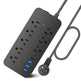 America Household Power Surge Protector Socket with USB Port. - EX-STOCK CANADA
