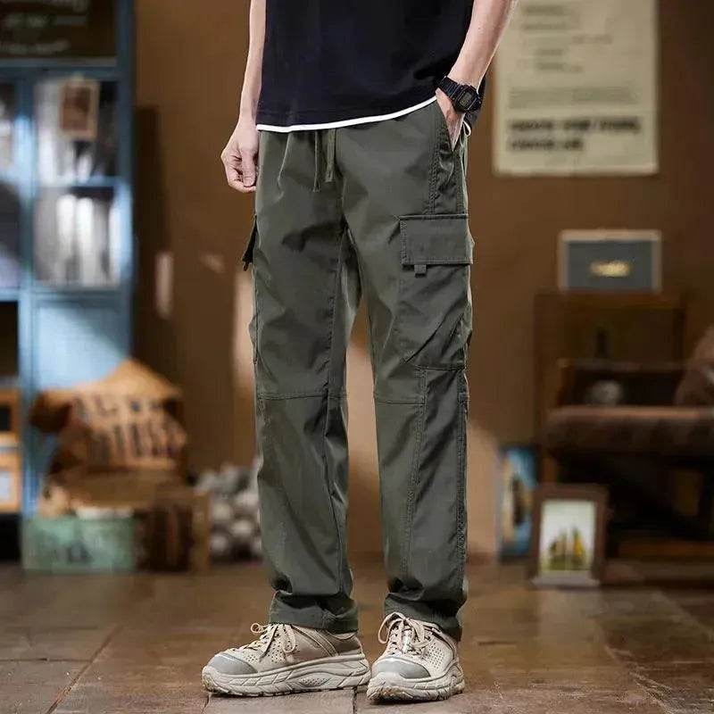 American Fashion Brand Workwear Men's Spring And Autumn Loose Straight Wide-leg Pants - EX-STOCK Canada