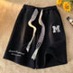 American High Street Fashionable Large Trunks Loose Sports And Leisure Middle Pants - EX-STOCK Canada