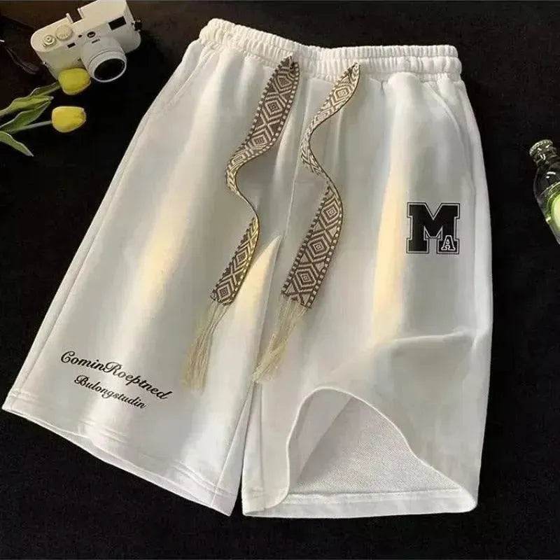 American High Street Fashionable Large Trunks Loose Sports And Leisure Middle Pants - EX-STOCK Canada