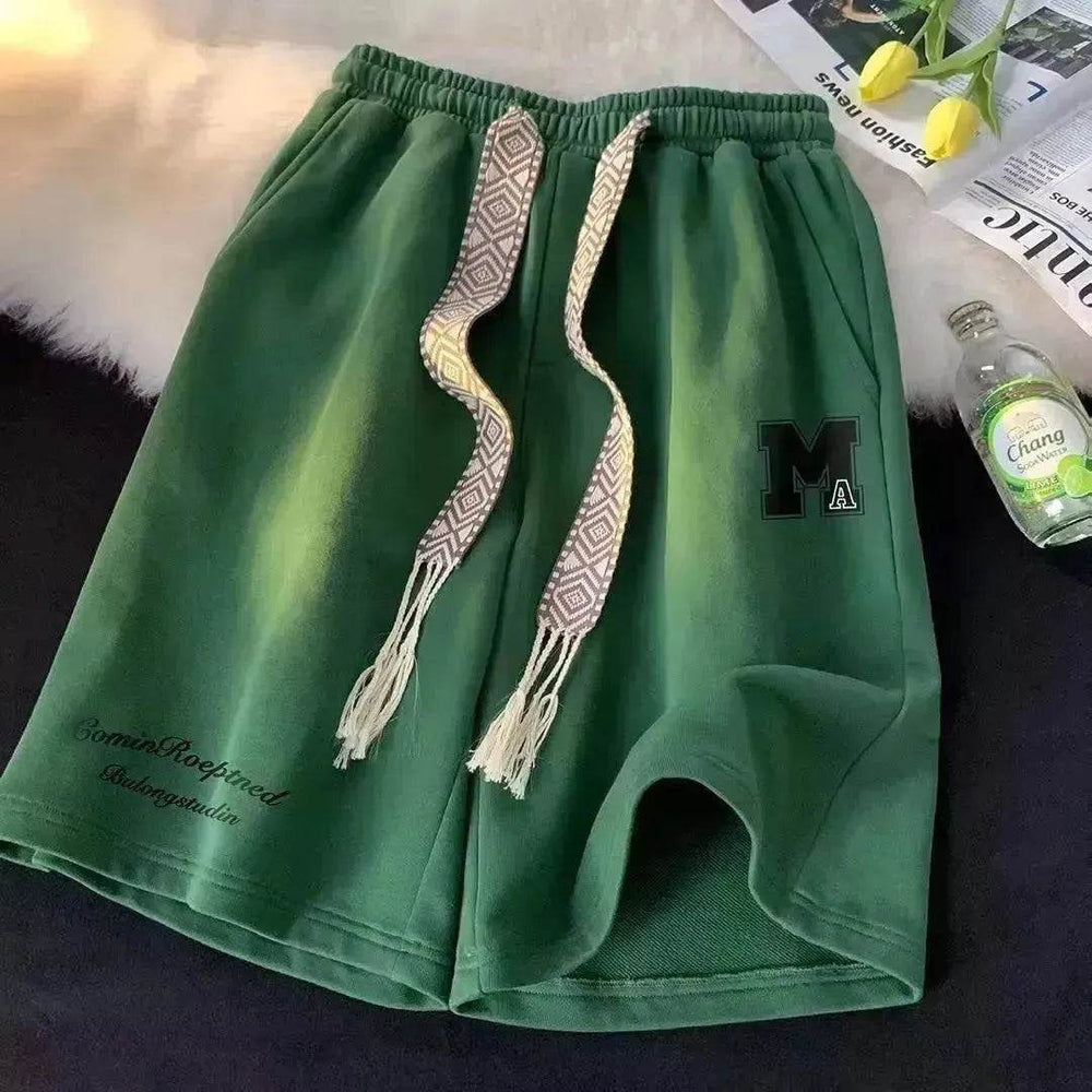 American High Street Fashionable Large Trunks Loose Sports And Leisure Middle Pants - EX-STOCK Canada