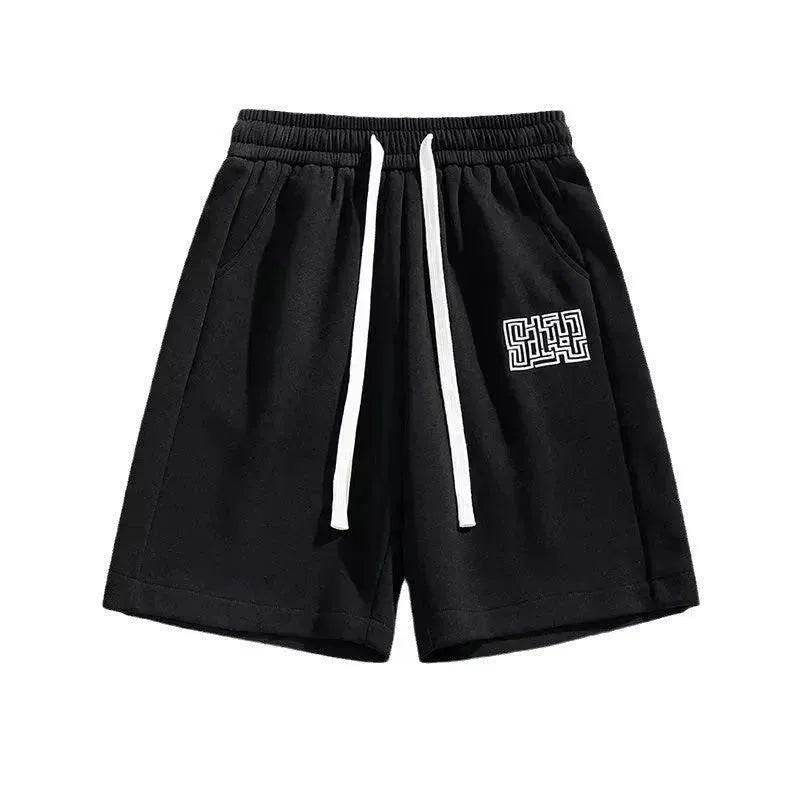 American Retro Shorts Male Student Hong Kong Style Trendy Fashion Fifth Pants Casual - EX-STOCK Canada