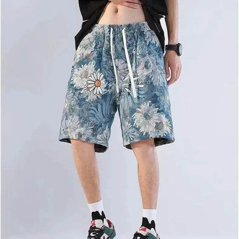 American Retro Shorts Men's Summer Japanese Ins Beach Pants - EX-STOCK Canada
