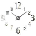 American Style Creative Three-Dimensional Decoration DIY Mirror Wall Stickers Nordic Clocks - EX-STOCK CANADA