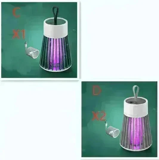 Anti Mosquitoes Portable Electric Mosquito Killer Lamp USB Insect Killer LED Mosquito Trap Bug Zapper Repellent - EX-STOCK CANADA