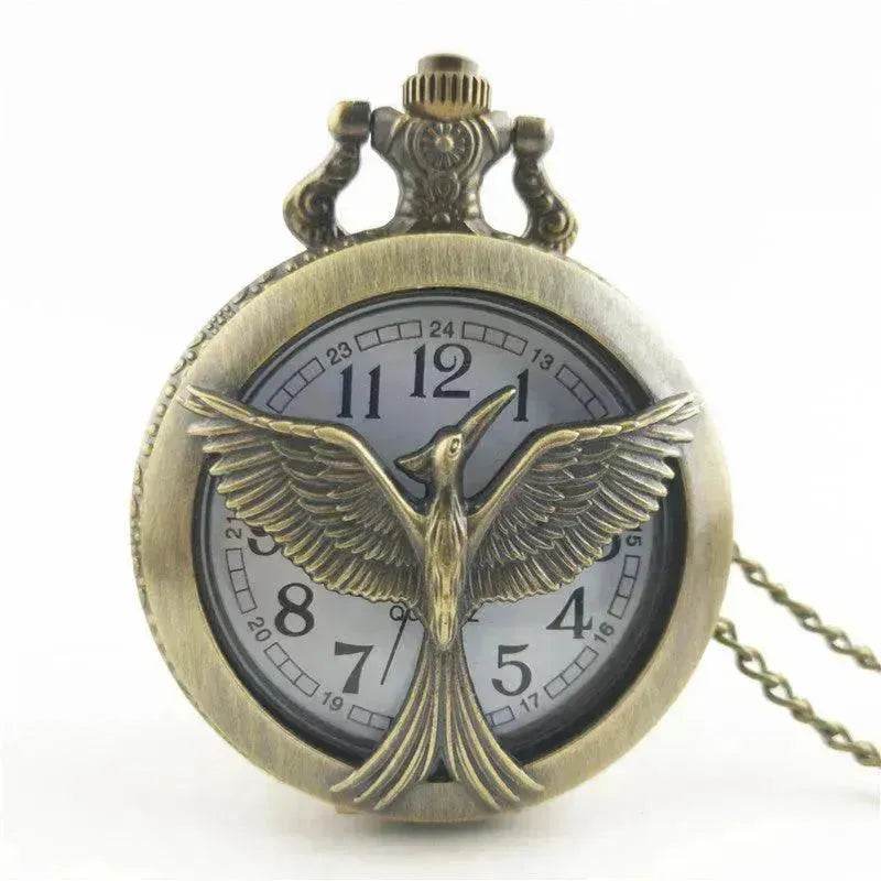 Antique Large Bird Arrow Vintage Pocket Watch - EX-STOCK Canada