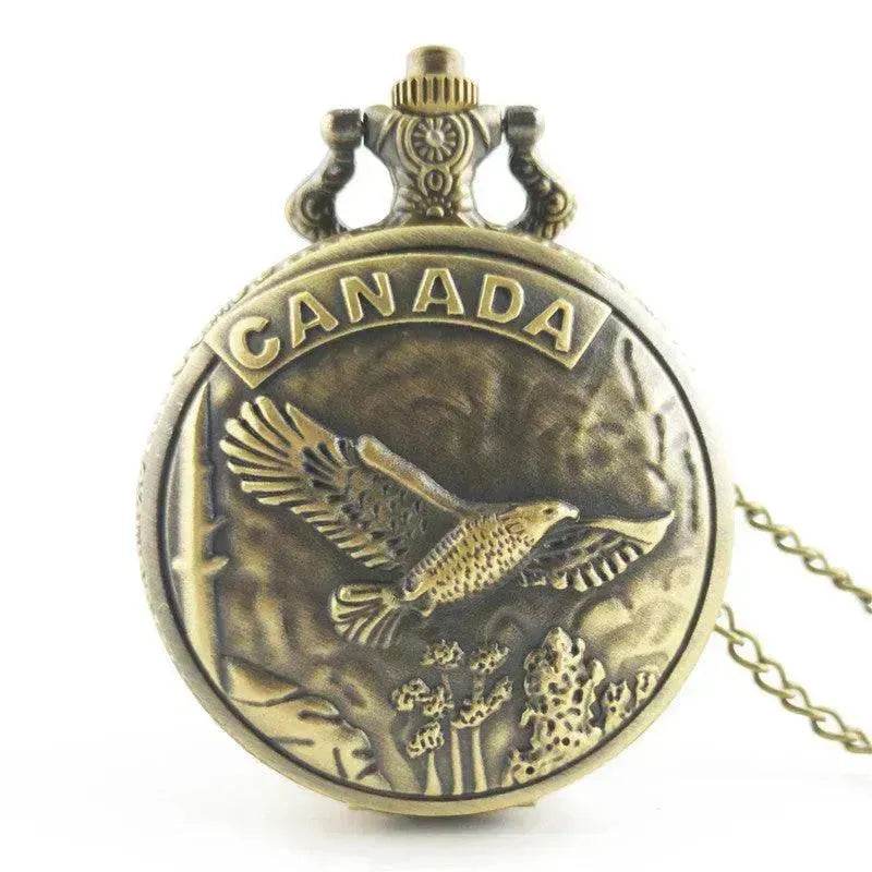 Antique Large Bird Arrow Vintage Pocket Watch - EX-STOCK Canada