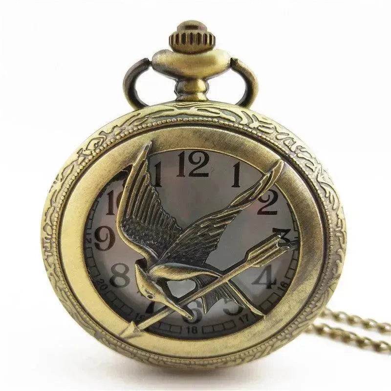 Antique Large Bird Arrow Vintage Pocket Watch - EX-STOCK Canada
