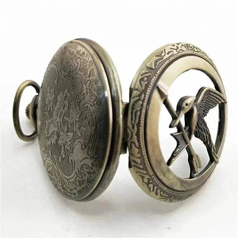 Antique Large Bird Arrow Vintage Pocket Watch - EX-STOCK Canada