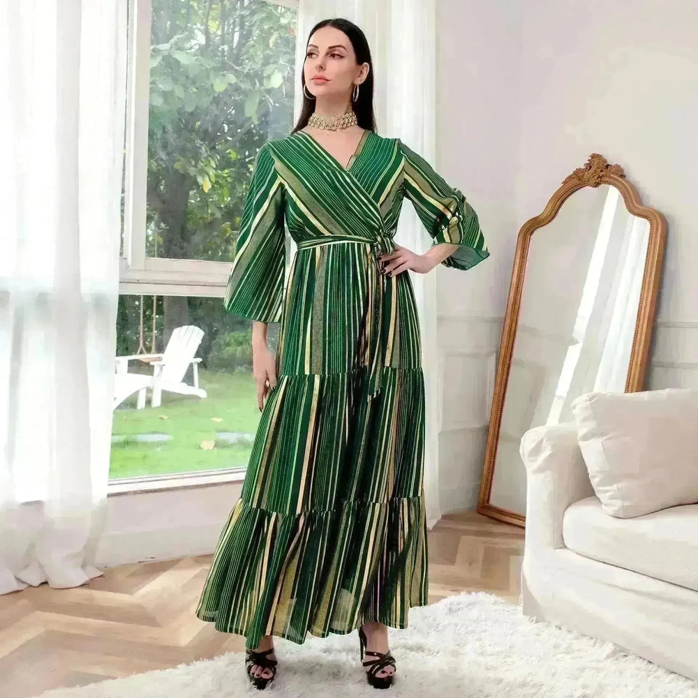 Arab Bronzing Craft Dress Women Party Dress - EX-STOCK CANADA