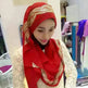 Arab Chiffon sprinkled gold long scarf - EX-STOCK CANADA