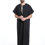 Fashionable and Elegant Arab Contemporary Middle Eastern Men's Robe Moroccan Men's Jalabiya - EX-STOCK Canada
