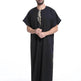 Fashionable and Elegant Arab Contemporary Middle Eastern Men's Robe Moroccan Men's Jalabiya - EX-STOCK Canada