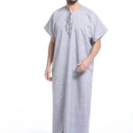 Fashionable and Elegant Arab Contemporary Middle Eastern Men's Robe Moroccan Men's Jalabiya - EX-STOCK Canada