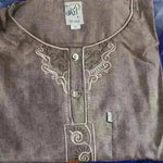 Arab Men's New Cotton Hemp Embroidery Liturgy Embroidered Hui Men's Suit Two Piece Wholesale - EX-STOCK CANADA