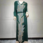 Arab Robe Sequin Embroider Fashion - EX-STOCK Canada