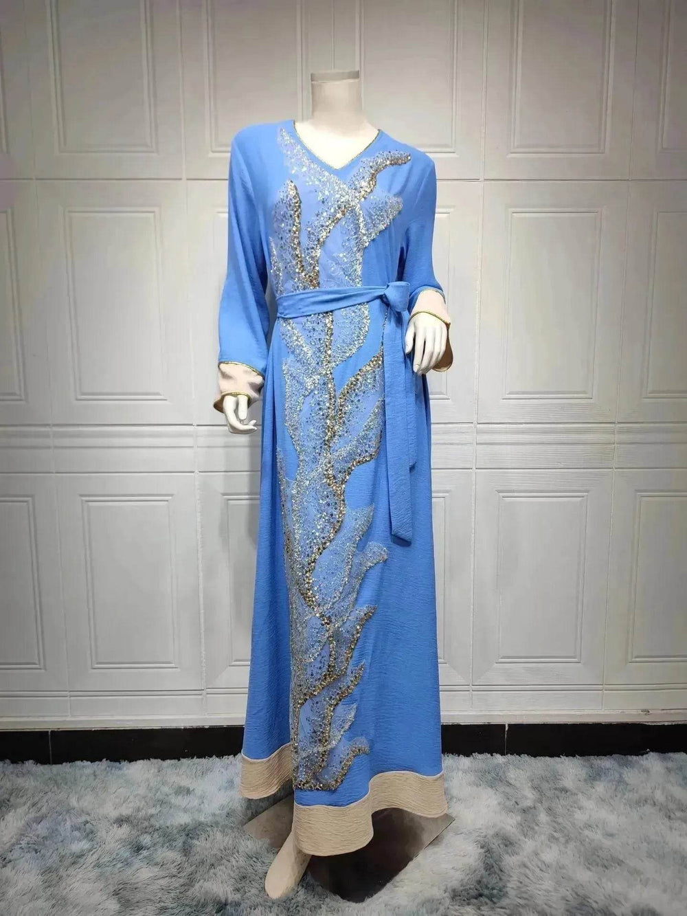 Arab Robe Sequin Embroider Fashion - EX-STOCK Canada
