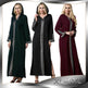 Arab Turkey Women Side Slit Fashion Abaya Robe - EX-STOCK Canada