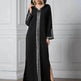 Arab Turkey Women Side Slit Fashion Abaya Robe - EX-STOCK Canada