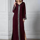 Arab Turkey Women Side Slit Fashion Abaya Robe - EX-STOCK Canada
