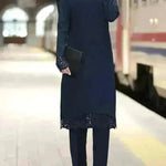 Arab women's suit abaya two-piece suit - EX-STOCK CANADA