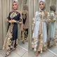 Arab Women's Wear Arabic Print Swing Dress - EX-STOCK CANADA