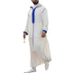 Fashionable and Elegant Arabic Long Men's Hooded Shirt Robe Moroccan Men's Jalabiya Ramadan Galabia for Men - EX-STOCK Canada