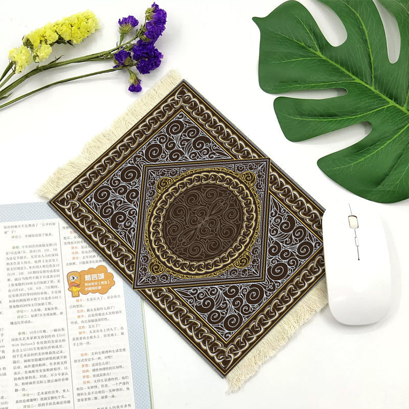 Office mouse pad, Suede fringe mouse pad Hot rubber  Bohemian style Hypersku
