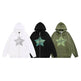 American street Star Printed Hoodie Cardigan unisex for fall winter - EX-STOCK Canada
