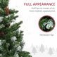 6' Decorated Christmas Trees, Skinny Prelit Artificial Christmas Tree With Snow-dipped Branches, Auto Open, Pinecones EX-STOCK Canada 